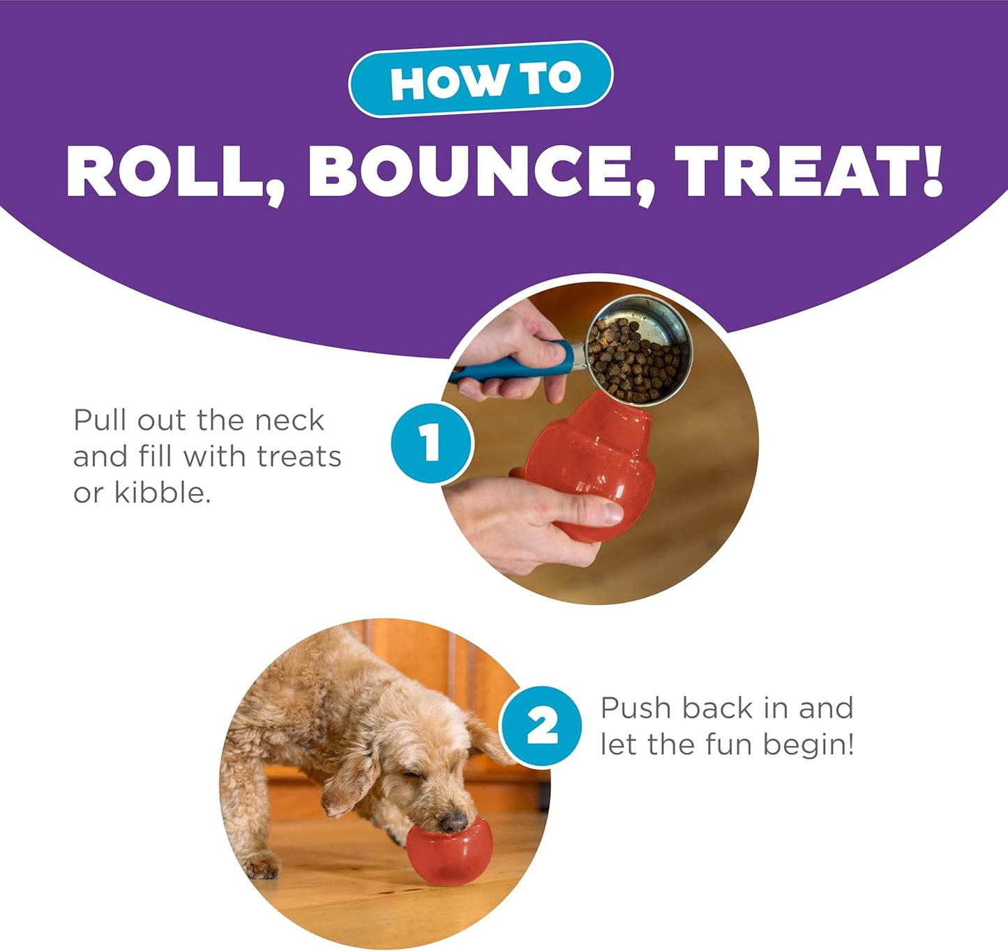 Outward Hound by Nina Ottosson Lick N’ Flip Level 1 Dog Puzzle Toy, Lick Mat & Slow Feeder – Non-Slip Base Beginner Enrichment for Small & Medium Dogs, Holds 1 Cup Wet or Dry Food, 7.4" x 7.4"