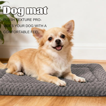 Dog Bed Mat – Soft & Comfortable Dog Kennel Pad for Crate – Durable Crate Bed & Mat for Dogs & Cats – Ideal for Crate, Kennel, and Home Use