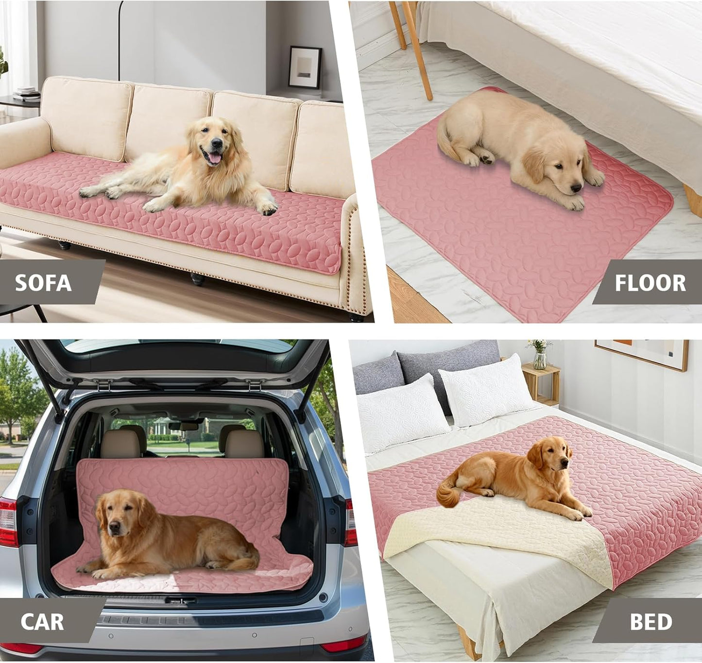 Ameritex Pet Bed Cover Dog Bed Blanket for Sofa and Furniture Waterproof New Pattern Design (30x70 Inch, Dark Grey)