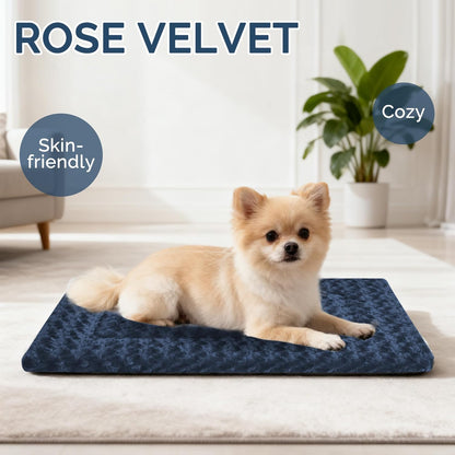 Dog Bed Mat – Soft & Comfortable Dog Kennel Pad for Crate – Durable Crate Bed & Mat for Dogs & Cats – Ideal for Crate, Kennel, and Home Use