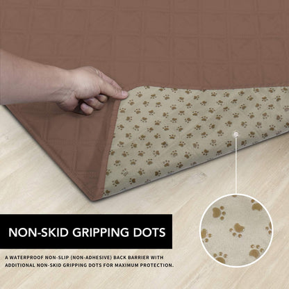 Easy-Going 100% Waterproof Dog Bed Cover, Non-Slip Pet Blanket for Furniture, Washable Couch Cover, Repleasement Sofa Cover (68x82 in,Gray)