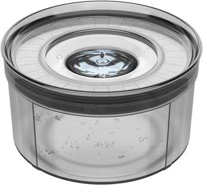 Techphardo 1Gallon No Spill Dog Water Bowl-3.8L Large Capacity, BPA-Free, Anti-Splash & Anti-Digging Design with Non-Slip Base for Messy Drinkers