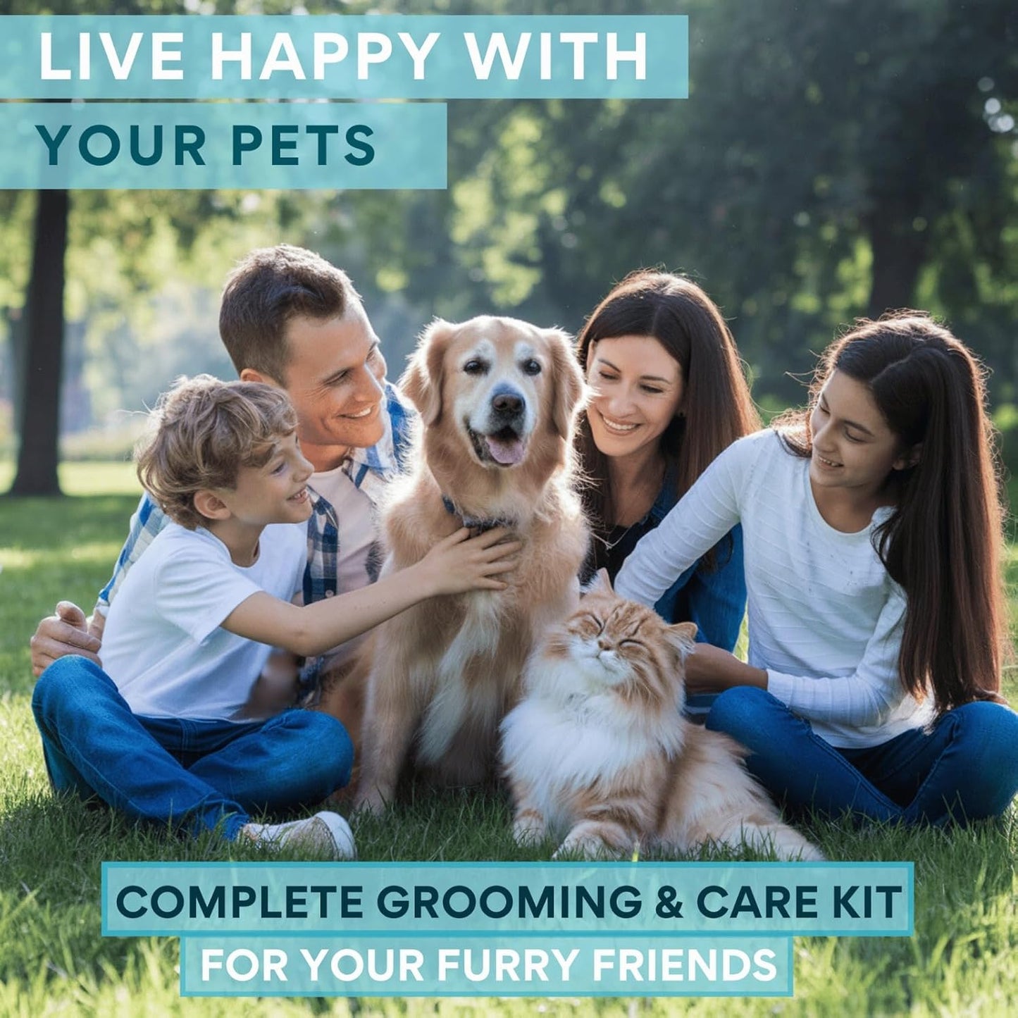 8PCs Dog Grooming Kit - Dog Shampoo Brush | Washing Gloves | Adjustable Dog Bath Brush | Dog Paw Cleaner | 2X Toothbrush | Dog Scrubber For Bath & Massage - Grooming & Bath Supplies for Dogs and Cats
