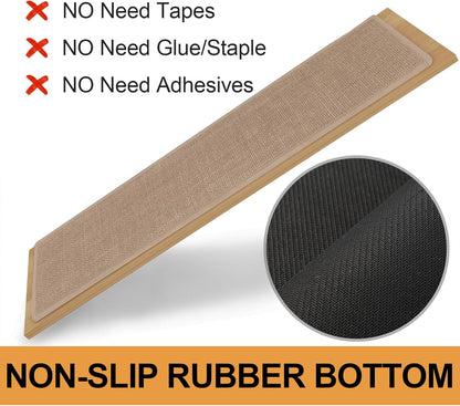 Stair Treads Carpet 4 pcs for Wooden Steps with Non Slip Rubber Backing, 100% Polyester Soft Stairs Resistant Indoor Skid Runner Safety Rugs for Kids Elders and Pets 30" * 8" (Dark Gray)