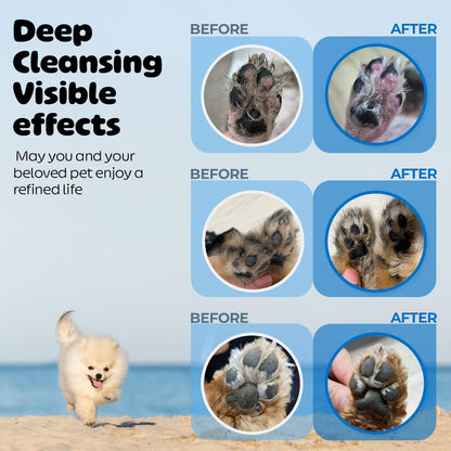 Dog Paw Cleaner | Gentle Pure Soap-Based Rinse-Off Paw Washer for Sensitive Paws | Natural Plant-Based & Residue-Free Formula | Safe for All Dogs, Puppies | Made in Korea | 5.072 oz / 150ml