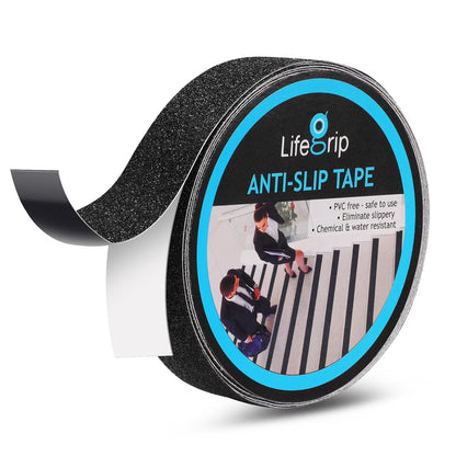 LifeGrip Anti Slip Transparent Anti Slip Tape, 4 inch by 30 feet, Non-Slip Traction Grip Tape to Tubs, Boats, Stairs, Clear, Soft, Comfortable for Bare feet (4" X 30')