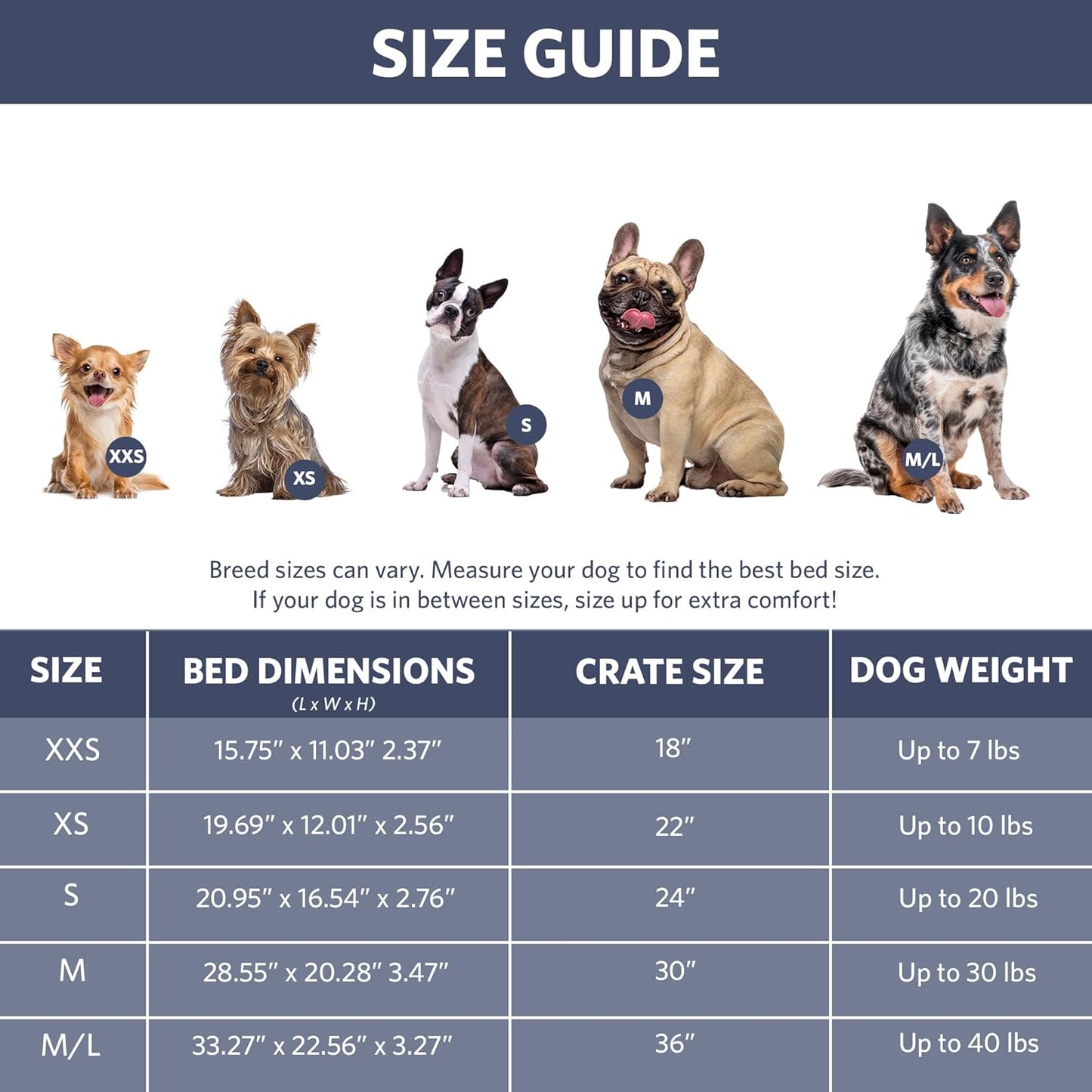 MidWest Homes for Pets QuietTime Dog Bed - White Fleece Bolster, Ultra-Soft and Machine Washable, Fits 24-Inch Crates and Carriers, for Small Breed Dogs