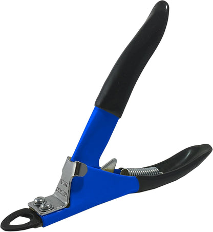 Resco Original Deluxe Dog Nail Clippers - Professional USA-Made Guillotine Trimmer - Heavy Duty Steel for Large Dogs - Yellow