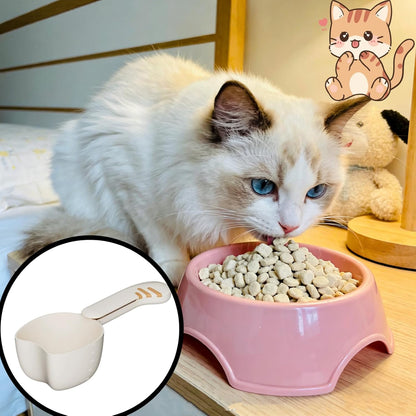 Pet Food Scoop Accurate Dog Feeding Scoop Cat Measuring Cup Half Cup Capacity with Measuring Lines for Pet Feeding and Food Measurement