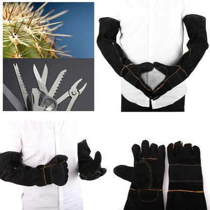 AOWPFVV Animal Handling Gloves Bite Proof Multipurpose Pet Glove for Trips to Vet Grooming Puncture Proof Training Anti-Bite Scratch for Cat Dog Snake Falcon Grabbing Reptile