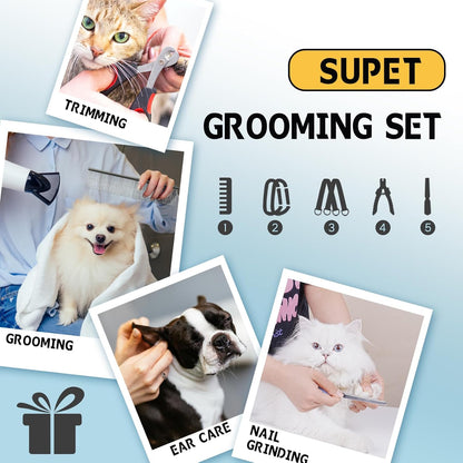 Supet Dog Grooming Hammock Harness for Dogs Cats, Relaxation Pet Nail Clipper Hammock, Restraint Dog & Small Animal Leashes Sling for Groomingk for Nail Trimming (Coral Blue, S)