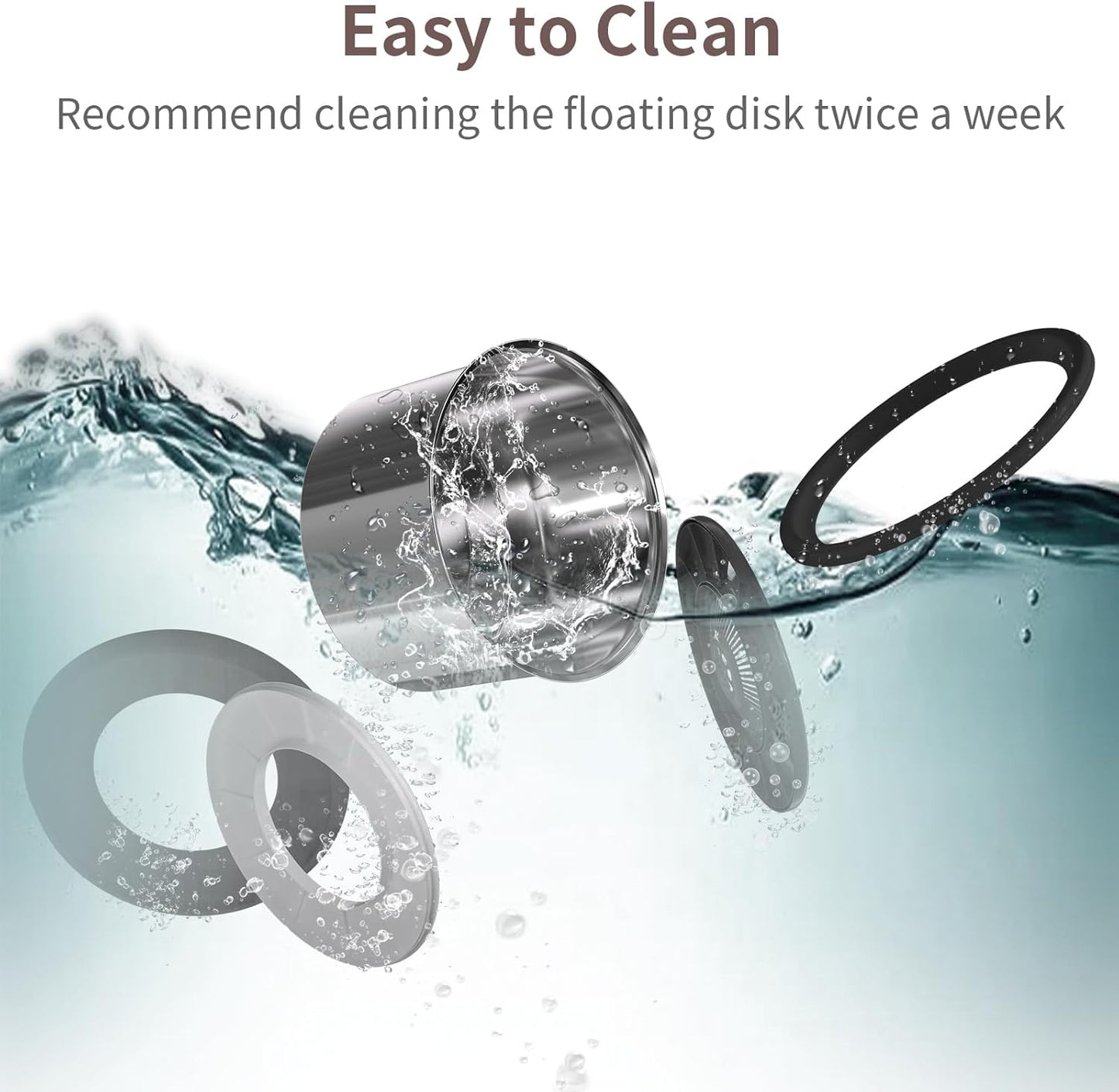 6.5L Dog Water Bowl No Spill 1.6 Gallon Stainless Steel Water Bowl for Dogs 220oz Large Capacity No Splash Slow Drinking Feeder with Anti-Slip Mat for Messy Drinkers 6.5L+2 Filters