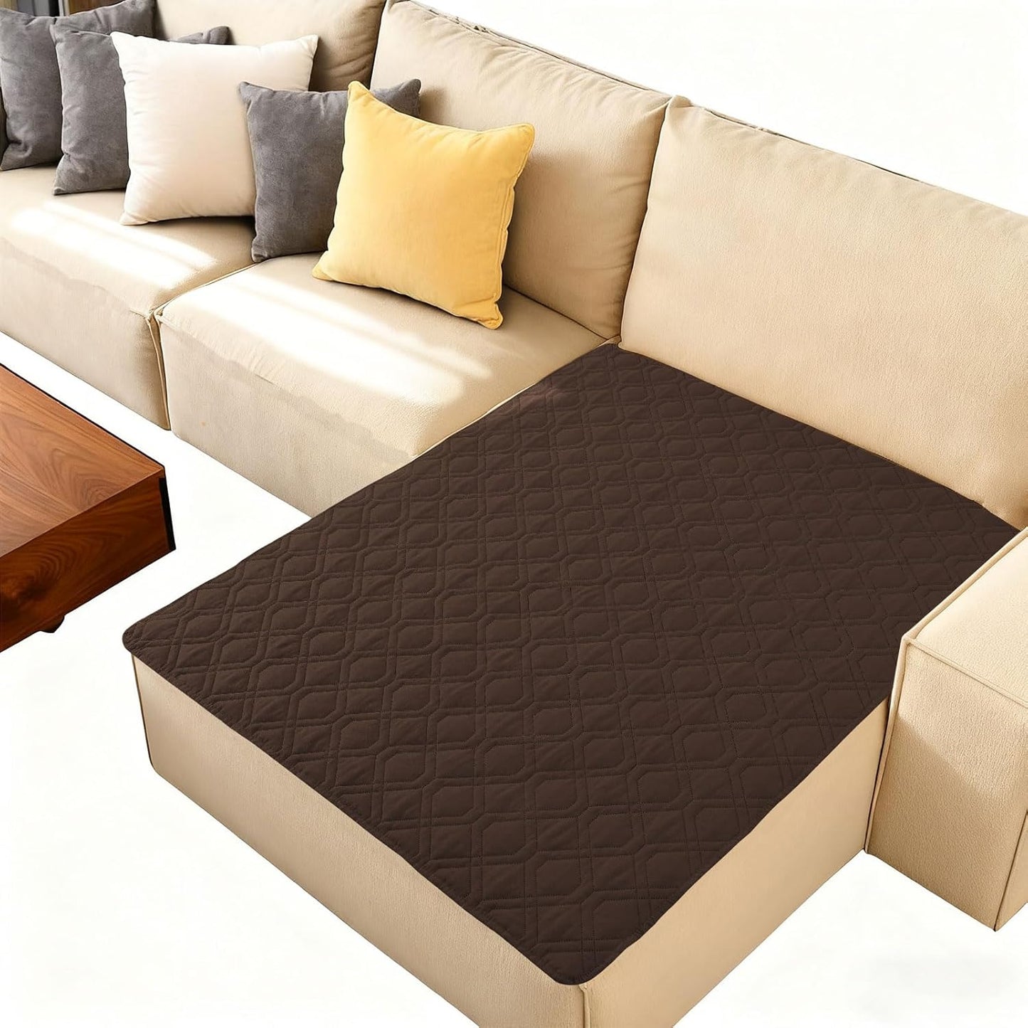 hyha Waterproof Dog Bed Blanket, Soft Pet Blankets, Waterproof Couch Cover for Dogs, Reversible Sofa Covers Washable for Furniture (30x70 Inch, Taupe/Beige)