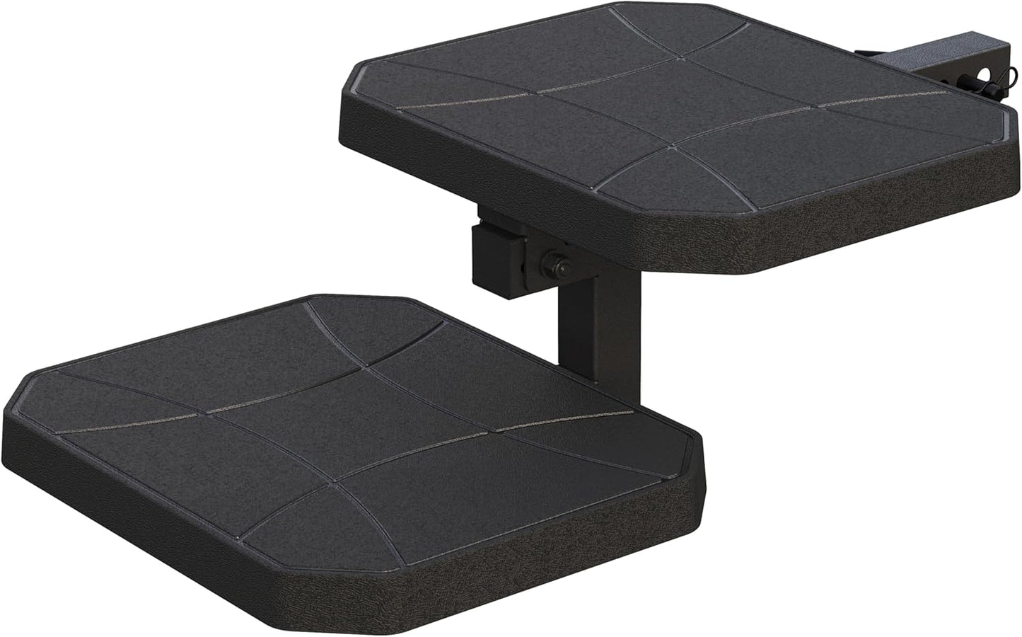 Effortless in & Out for Dogs | Portable Lightweight Design | Easy Slide-in to 2-Inch Trailer Hitch Receiver |Folding Steps for Truck & SUV Hitches, for Medium to Large Dogs