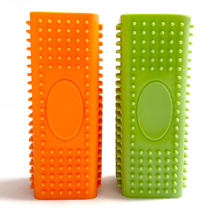 2pcs Pet Hair Remover, Dog Cat Block Roller Cleaner, Car Carpet Cleaner Brush for Small Animals, Pet Hair Removal Tool for Interior, Furniture, Sofa, Car Seat (Blue+Green)