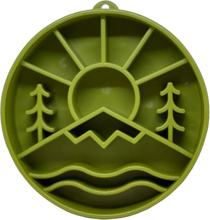 SodaPup Honeycomb Enrichment Bowl – Durable Slow Feeder Bowl Made in USA from Non-Toxic, Pet-Safe, Food Safe Material for Mental Stimulation, Slowing Down Eating, Healthy Digestion, & More
