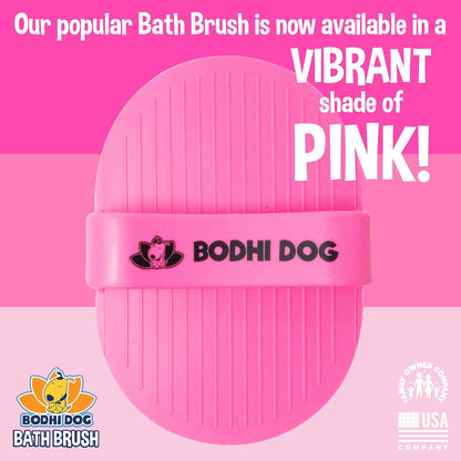 Bodhi Dog Shampoo Brush - Pet Grooming & Bath Supplies for Dogs and Cats - Bath Brush for Long & Short Hair - Premium Scrubber for Shower, Bathing & Massage (One Pack, Blue)