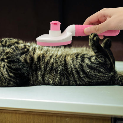 Pet Cleaning Deshedding Brush,Pet Hair Removal Brush for Shedding Massaging Grooming for Small Dogs,Cats,Rabbits(blue)