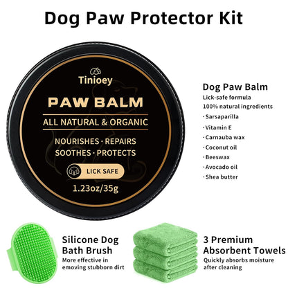 Dog Paw Cleaner for Small Dogs, Dog Paw Washer, Muddy Paw Cleaner, Pet Foot Cleaner, Dog Paw Protector Kit