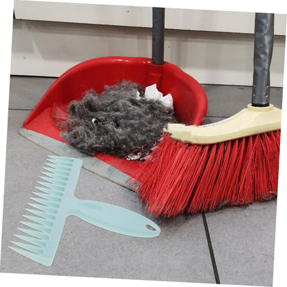 Healeved 2pcs Dog Hair Brush Remover Broom Hair Cleaner Comb Portable Cleaning Device for Home