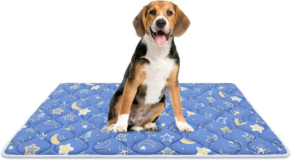 Bubble bear Dog Crate Mat - Ultra Soft, Washable & Anti-Slip Kennel Pad for Small/Medium/Large Dogs, Dark-Hued to Hide Stains (48"x30")