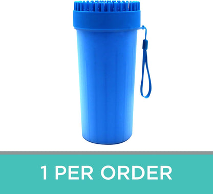GROOMER ESSENTIALS 2-in-1 Pet Paw Cleaner - Extra Large - For Extra Large Dogs Like German Shepherds, Great Danes, St. Bernards, Boxers, and Mastiffs - Portable