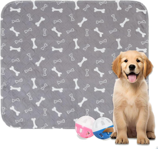 Puppy Pads with Pheromones, Reusable Puppy Pads Washable for Dogs & Cats - Leak & Odor Proof, Non-Slip Base, Easy to Clean & Reusable (L: 31.5" × 35.4")