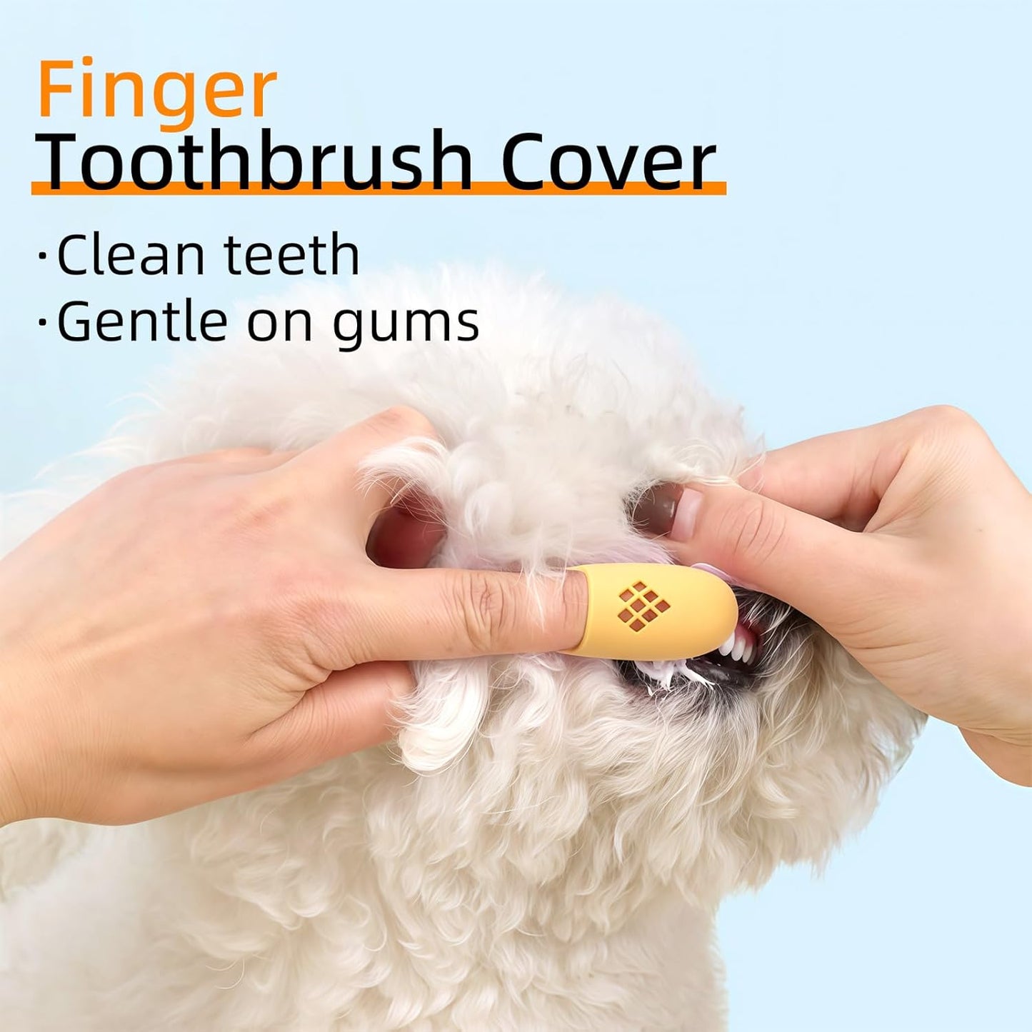 Yellow Pineapple-Shaped Dog Finger Toothbrush Soft TPR Anti-Slip Dog Finger Toothbrush Cover Cat Fingerbrush Tooth Cleaning Tool Pet Dental Care Toothbrush for Dogs and Cats 5.98in/15.2cm