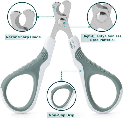 Mr. Pen- Cat Nail Clipper, Stainless Steel, Professional Sharp Cat Claw Trimmer for Small and Medium Cats, Pet Nail Clipper with Sturdy Non Slip Handle