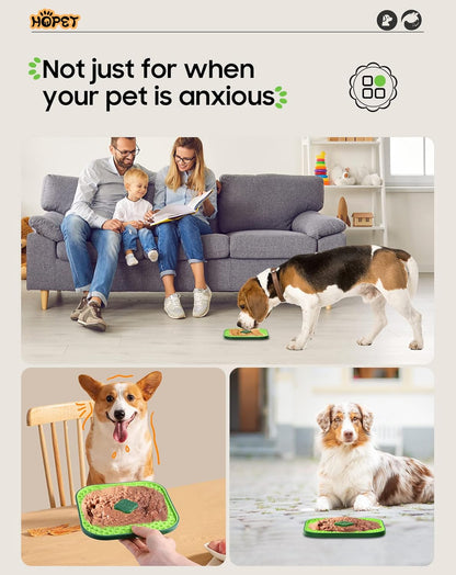 Licking Mat for Dogs, Crate Lick Mats Slow Feeder,Dog Cage Training Tools Pet Licking Mat Slow Feeder for Peanut Butter Kennel Therapy Dog Lick Pads for Boredom Anxiety (2pcs)