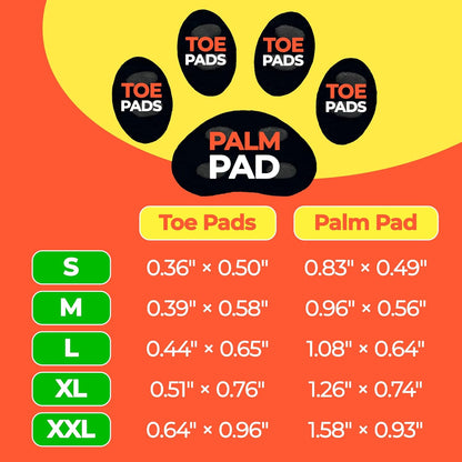 HASHI 24 Pcs Size XXL Pre-Cut Dog Paw Grips, Anti-Slip Traction Pads for Hardwood & Tile Floors, 6 Sets Self-Adhesive Pet Paw Protectors for Senior Dogs, Water-Resistant & Breathable
