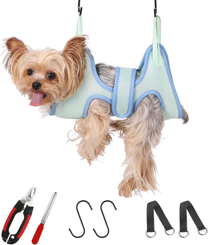 Guzekier Dog Grooming Hammock Harness for Dogs, Dog Nail Clipper