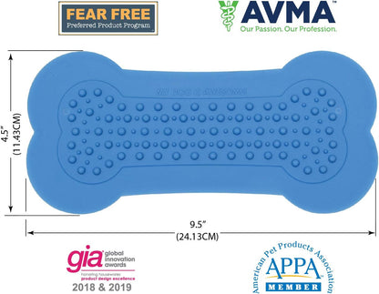 Lick Lick Pad Dog Accessories | Pet Shower Attachment | Dog Peanut Butter Lick Pad | Dog Bathing Station | Dog Bathing Supplies | Veterinarian Used | Suction to Wall | Large (Large - 1 Pack, Yellow)