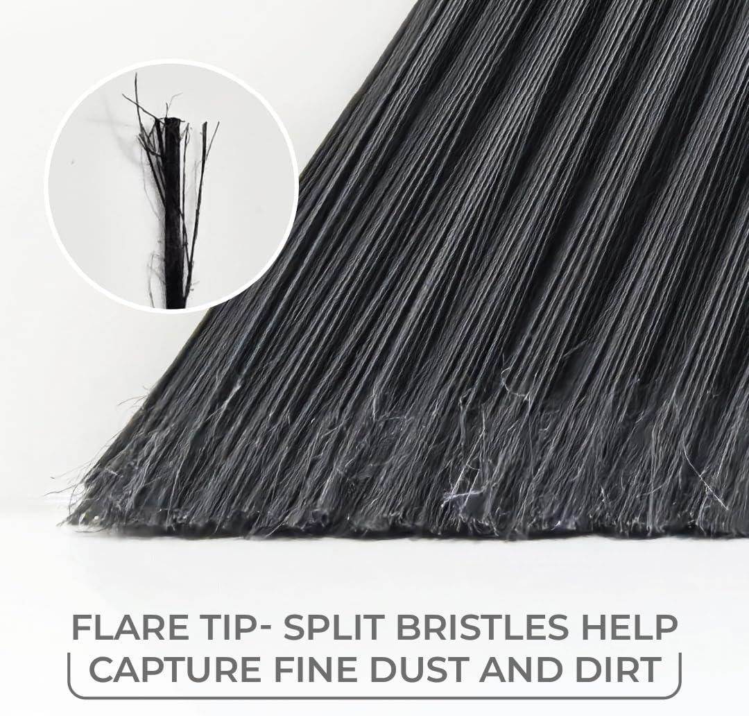 O-Cedar Pet Pro Broom with Step-On Dustpan | Remove 99% with One Sweep | Removes 3 Times More Pet Hair | Quiet Cleaning Tool for Cat and Dog Owners