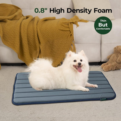 BALANCE Dog Crate Pad, Dog Foam Crate Mat Kennel Pad, Washable Water-Resistant Pet Bed Flat Dogs Cage Mat for Small Dogs