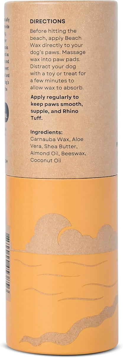 Rhino Wax - Dog Paw Protector for Hot Pavement - Use Street Wax Before Taking Dogs on Asphalt - Balm Protects from Warm Surfaces Rocks Road Debris - Great for Dogs who Hate Dog Shoes for Hot Pavement
