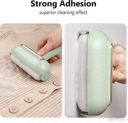 Reusable Lint Roller - Washable Pet Hair Remover that Never Needs Sticky Sheets, Powerful Gel Brush for Dog & Cat Hair on Furniture, Couch, Carpet, Bedding, and Car Upholstery