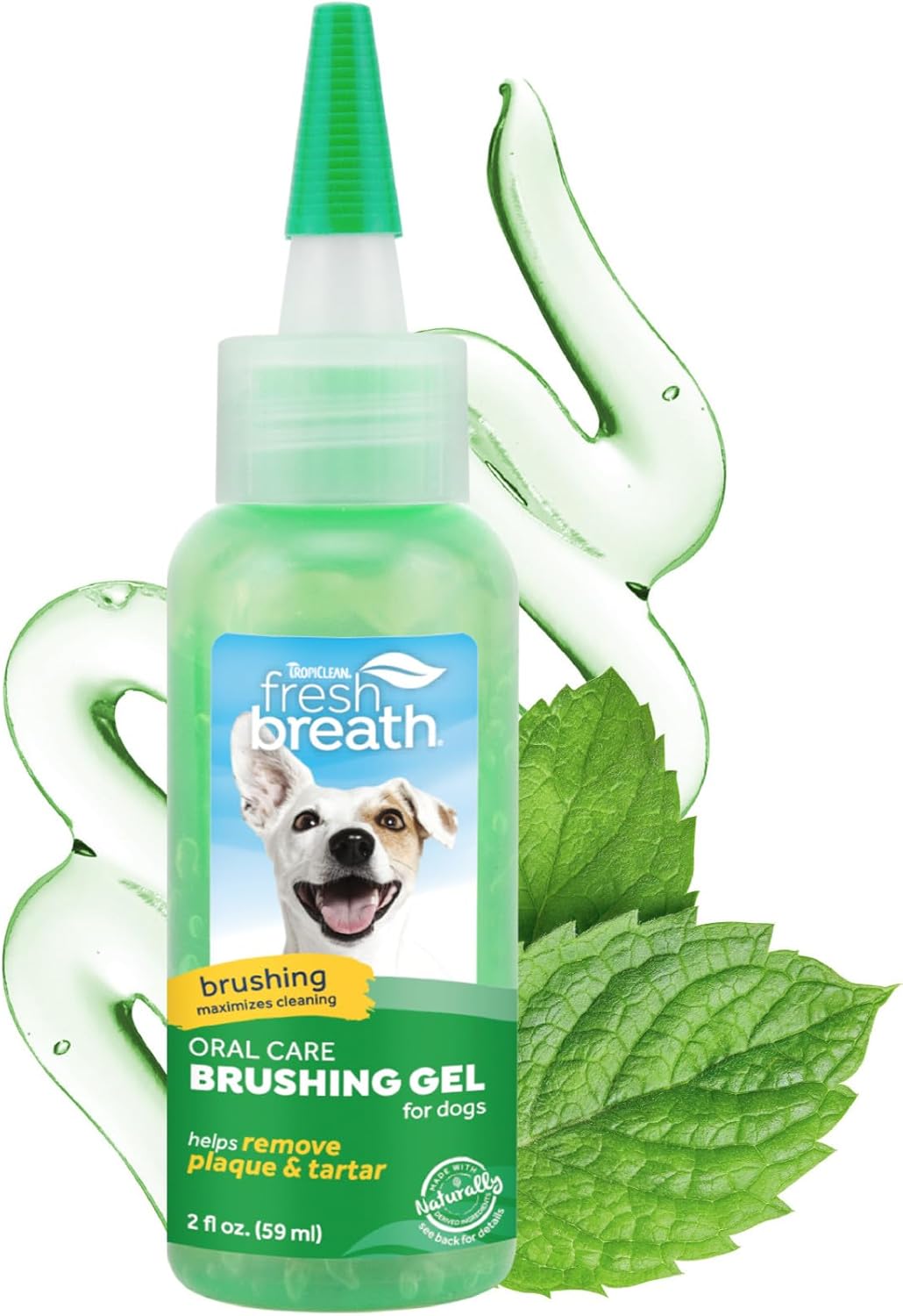TropiClean Fresh Breath Finger Brushes for Pets, 2 pack -