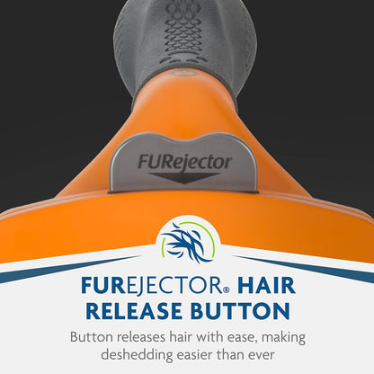 FURminator Large Dog Undercoat deShedding Tool for Short Hair, Reduces Loose Hair From Shedding