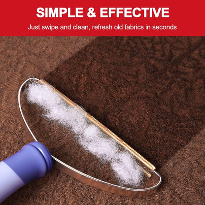 Pet Hair Remover, Dog Cat Hair Remover, Lint Cleaner Pro, Fur Removal Tool, Portable Carpet Scraper, Clothes Fuzz Rollers Hairball Shaver Brush for Carpets, Car Mat, Couch, Pet Bed, Furniture & Rug