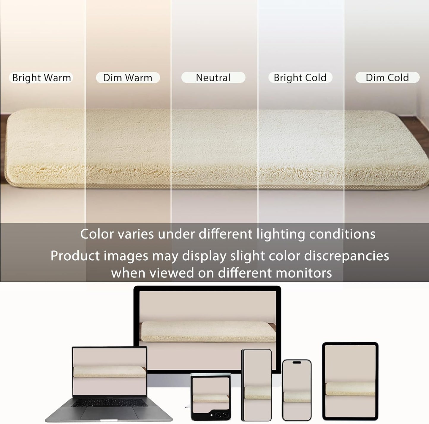 PURE ERA Carpet Stair Treads Ultra Plush 9.5" X 30"Soft Bullnose Indoor Stair Protectors Pet-Friendly Non-Slip Skid Resistant Tape Free Washable Reusable(14 Pieces, Cream Gray)