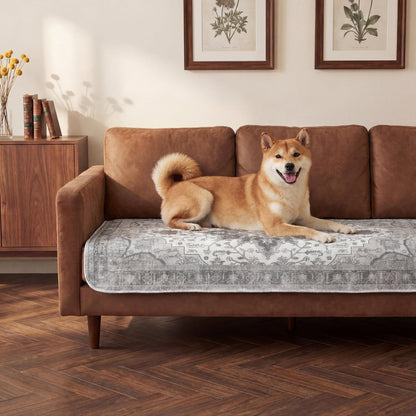 Waterproof Pet Couch Cover Washable, Stylish Reversible Pet Blanket, Soft Sofa Furniture Protector for Dogs Kids Pets.(Gray/Light Gray, 30"x70")