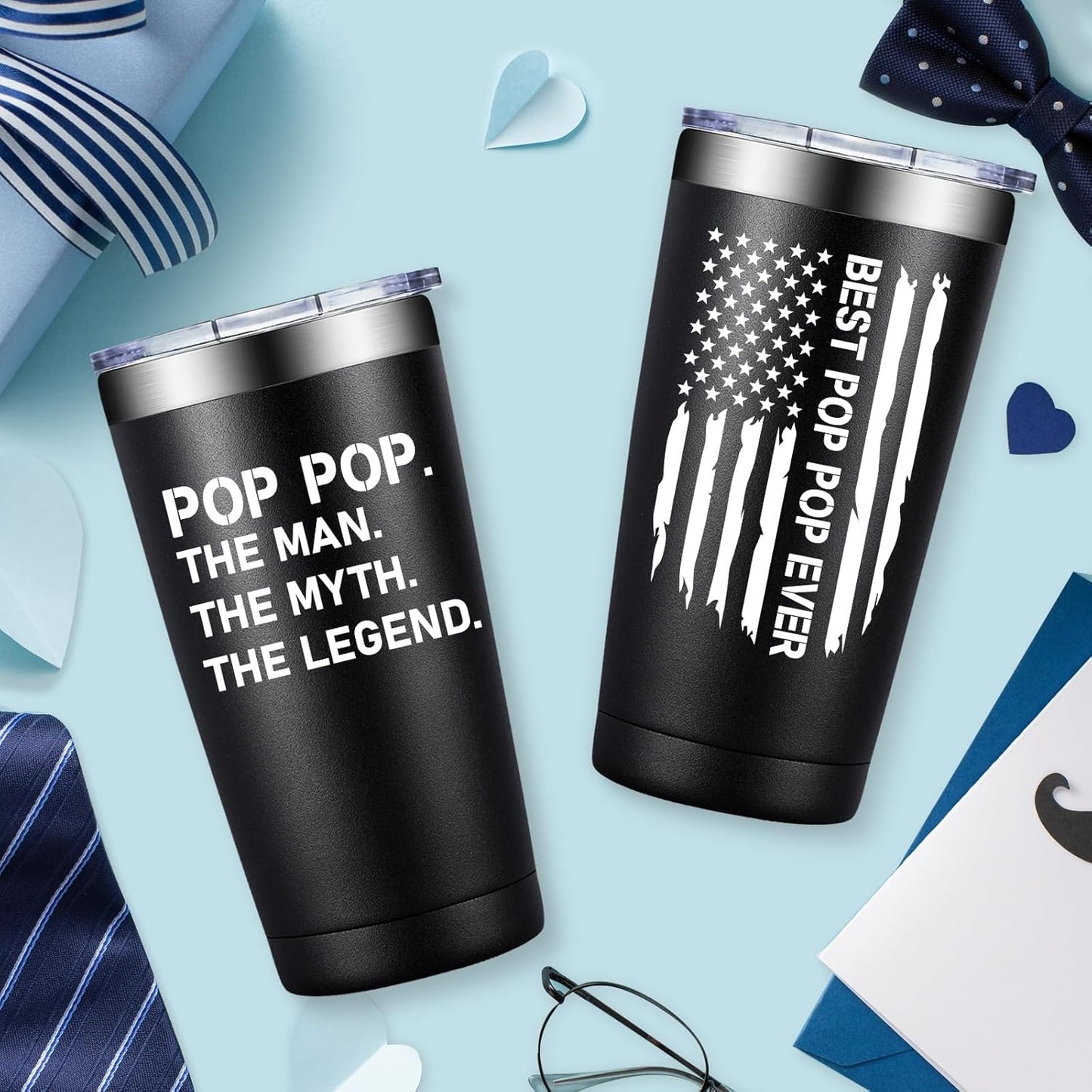BIRGILT Pawpaw Gifts from Grandkids - Pawpaw Fathers Day Gift - Best Paw Paw Gifts for Grandpa, Grandfather - 20oz Tumbler Cup