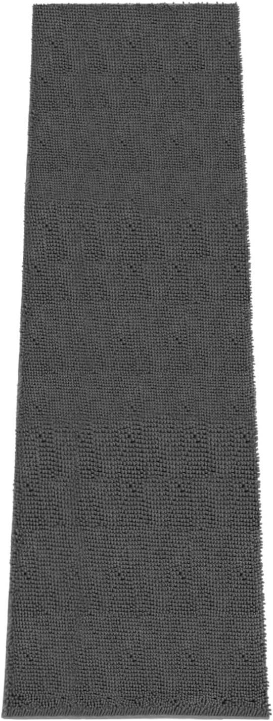 Absorbent Dog Door Mat for Muddy Paws, 60" x 24" Chenille Indoor Mats for Entryway, Trap Dirt Front Door Mat Indoor Entrance Washable Non Slip Soft