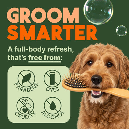 TropiClean Deshedding Dog Shampoo, Fast-Acting Shedding Control & Coat Softener, Puppy Safe, Made in USA, Lime & Coconut Scent, Cat Friendly, 20oz.