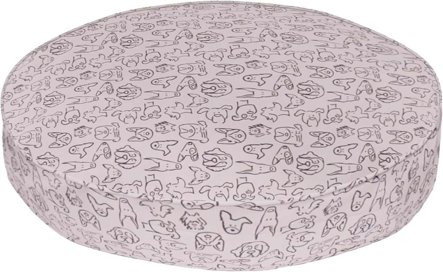 Molly Mutt Medium to Large Dog Bed Cover- Forever Young Print - Measures 27”X36”X5’’ - 100% Cotton - Durable - Breathable - Sustainable - Machine Washable Dog Bed Cover (Dd82b)