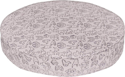 Molly Mutt Medium to Large Dog Bed Cover- Forever Young Print - Measures 27”X36”X5’’ - 100% Cotton - Durable - Breathable - Sustainable - Machine Washable Dog Bed Cover (Dd82b)