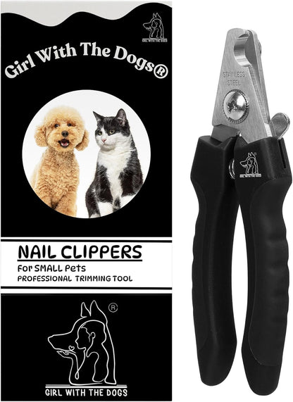Pet Nail Clippers by Girl With The Dogs, Nail Clippers for Grooming and Claw Care for Cats/Dogs (Large)