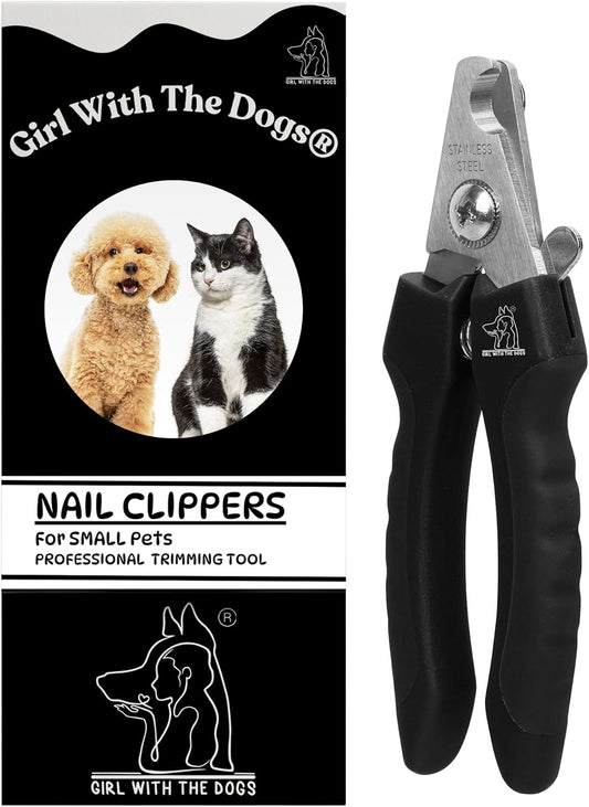 Pet Nail Clippers by Girl With The Dogs, Nail Clippers for Grooming and Claw Care for Cats/Dogs (Large)