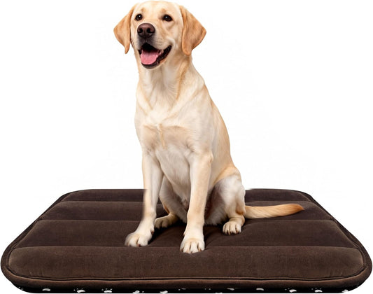 Dog Bed Mat – Soft & Comfortable Dog Kennel Pad for Crate – Durable Crate Bed & Mat for Dogs & Cats – Ideal for Crate, Kennel, and Home Use